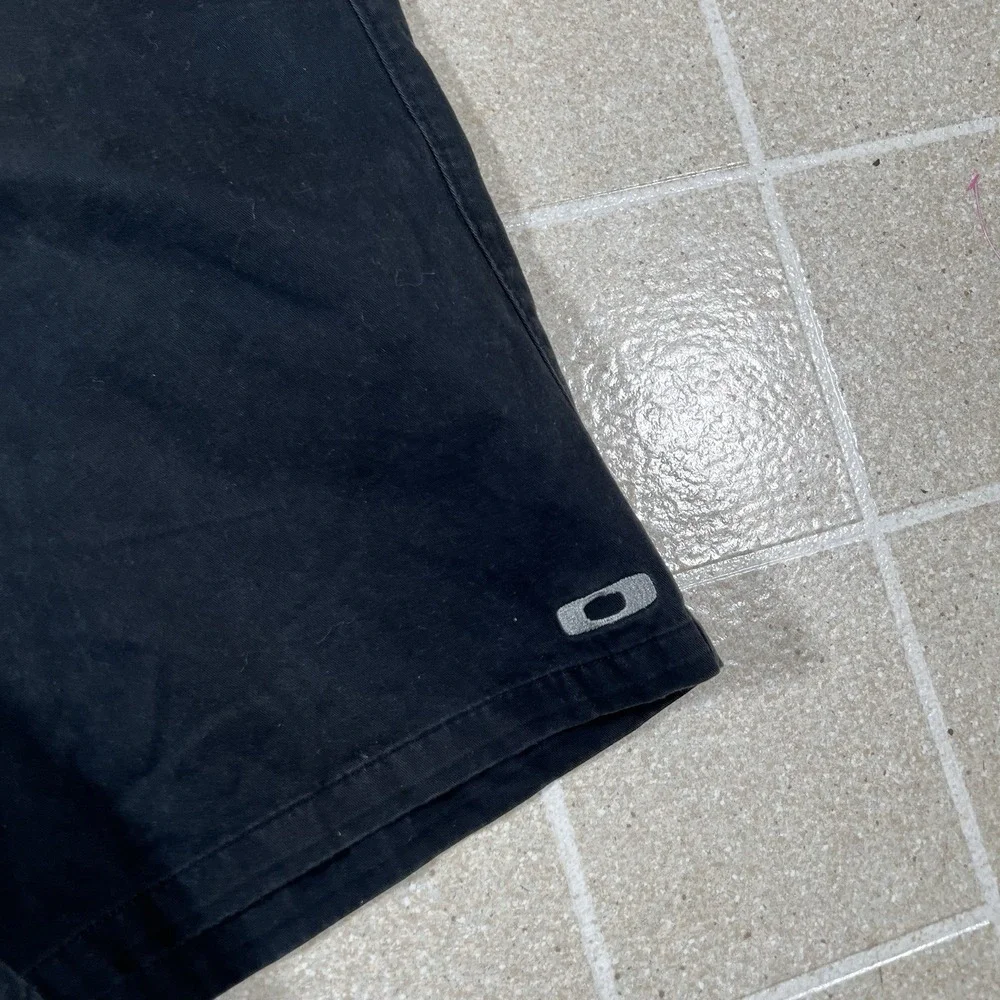 Oakley Golf Shorts Casual Chino Men's Size 34 Flat Front Black